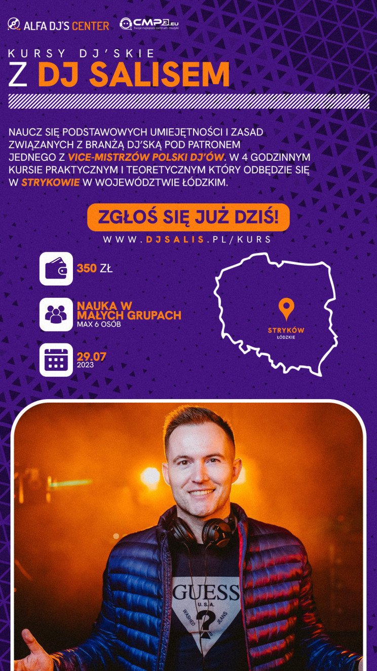 Grupowy Kurs DJ-ski z Wicemistrzem Polski [Styków 29.07.2023]