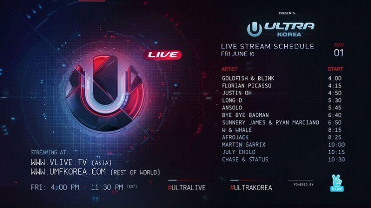 Ultra music festival Friday 2016 Korea